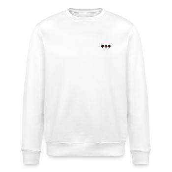 Drei Leben - Stanley/Stella Unisex Bio-Sweatshirt ROLLER - Weiß - Vorne - Nik (191cm)
