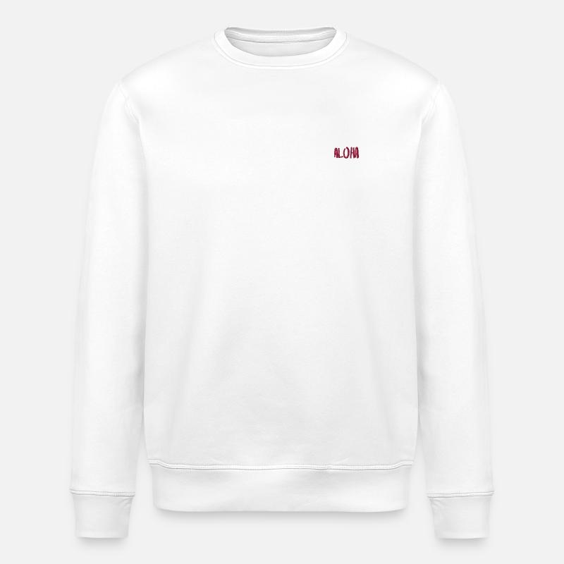 Aloha - Stanley/Stella økologisk unisex-sweatshirt ROLLER - hvid
