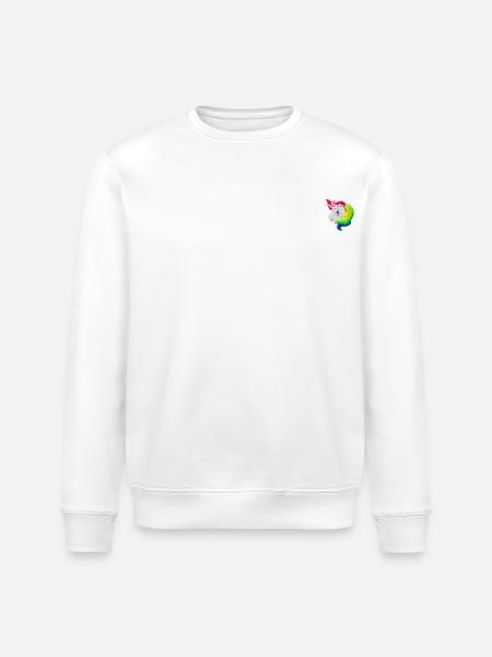 My Little Pony Retro Embroidery - Stanley/Stella ROLLER Unisex Organic Sweatshirt - white