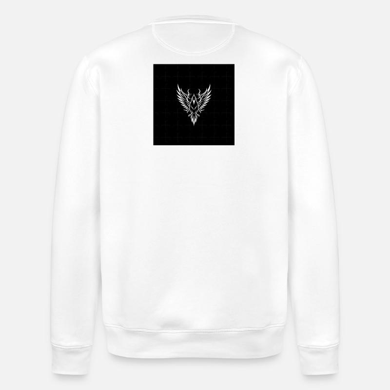 Aigle noir - Sweat bio ROLLER Stanley/Stella Unisexe - blanc