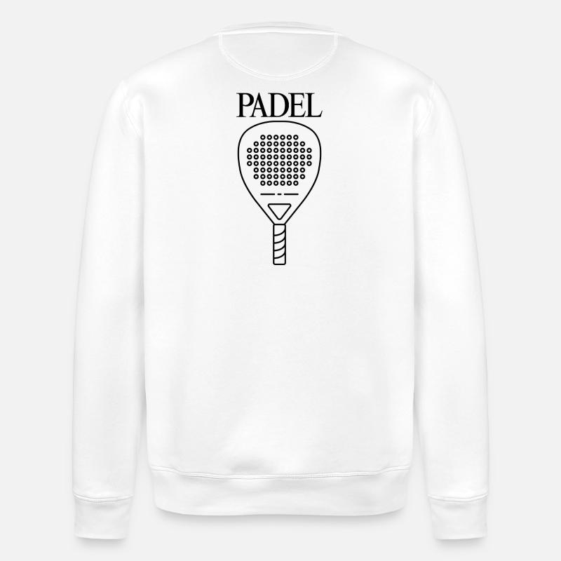 Padel Schläger - Stanley/Stella Unisex Bio-Sweatshirt ROLLER - Weiß