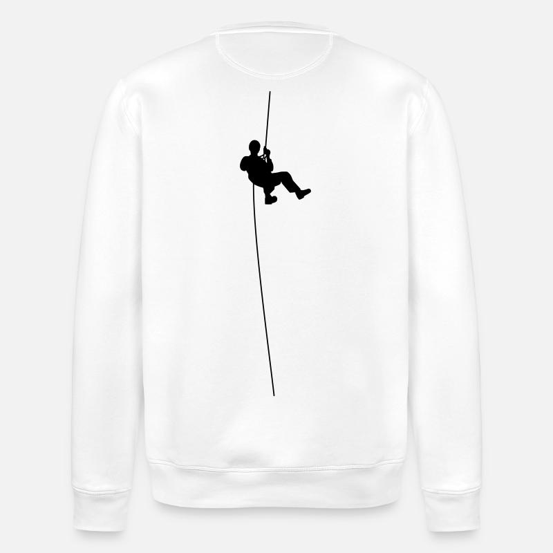 Industrie Kletterer - Stanley/Stella Unisex Bio-Sweatshirt ROLLER - Weiß