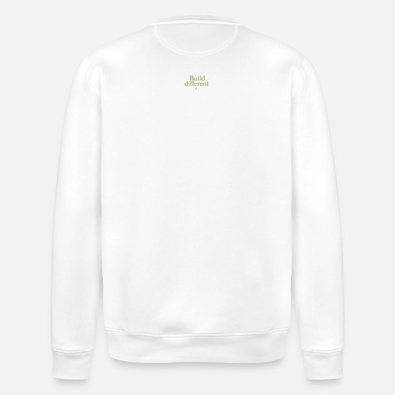 Design inspirant avec citation - Sweat bio ROLLER Stanley/Stella Unisexe - blanc