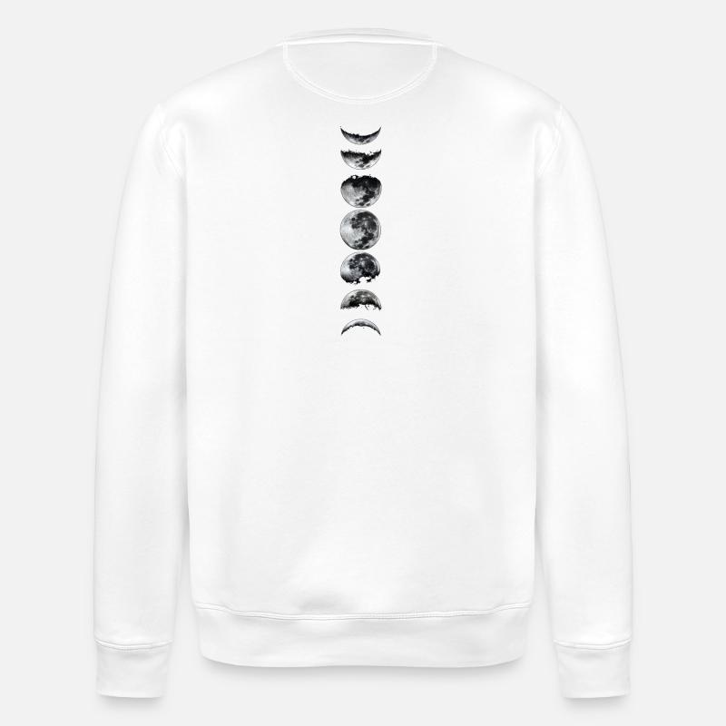 MOON - Stanley/Stella Unisex Bio-Sweatshirt ROLLER - Weiß