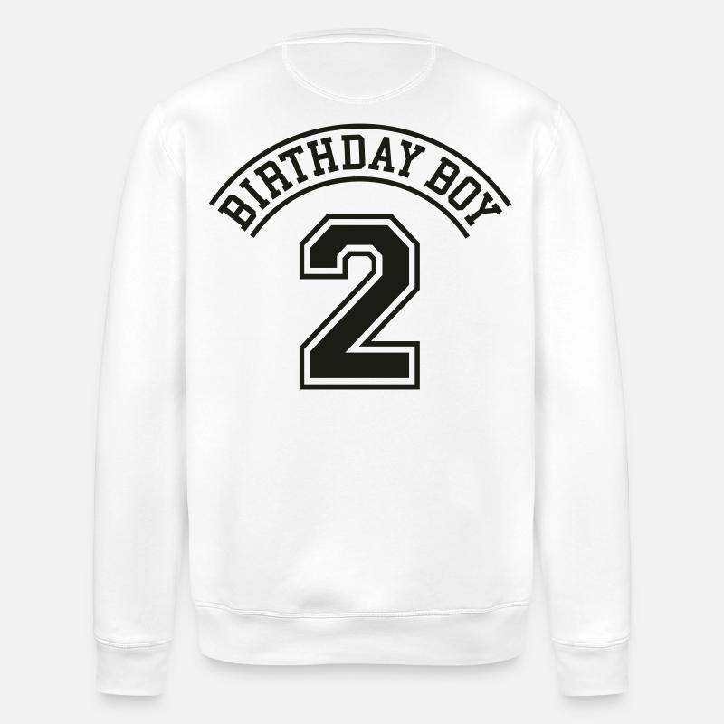 Birthday boy 2 jahre - Stanley/Stella Unisex Bio-Sweatshirt ROLLER - Weiß