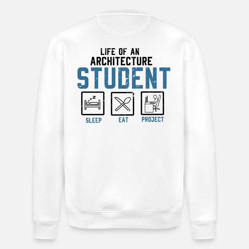 architecte - Sweat bio ROLLER Stanley/Stella Unisexe - blanc