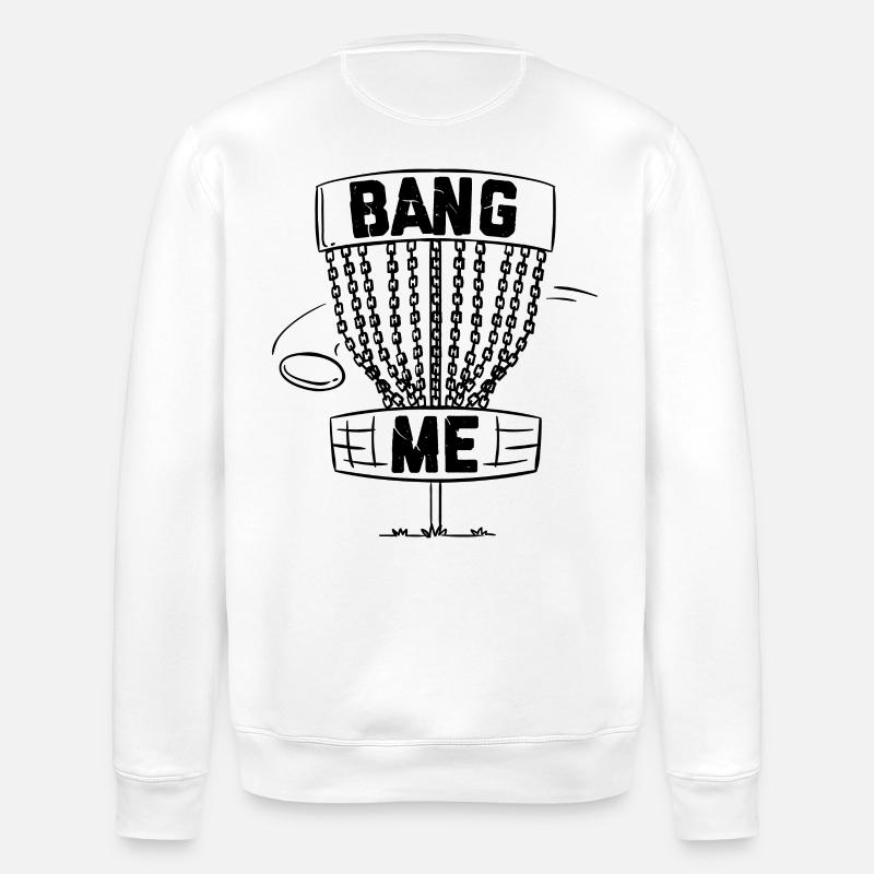 Disc Golf - Stanley/Stella Unisex Bio-Sweatshirt ROLLER - Weiß