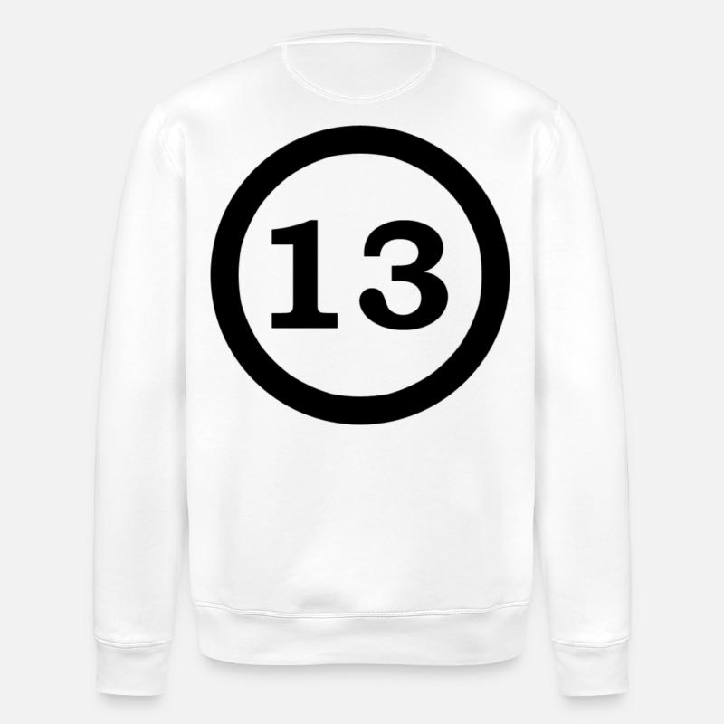 Chiffres - Sweat bio ROLLER Stanley/Stella Unisexe - blanc