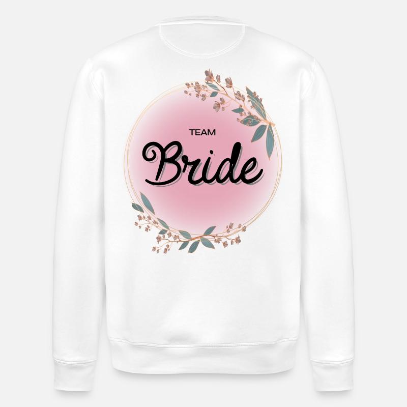 Équipe Bride4 - Sweat bio ROLLER Stanley/Stella Unisexe - blanc