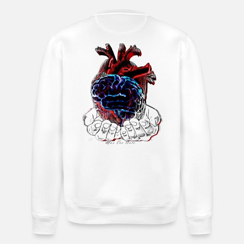 SUÈDE - Sweat bio ROLLER Stanley/Stella Unisexe - blanc