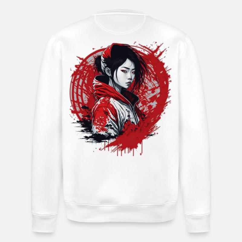 Style de rue pour filles - Sweat bio ROLLER Stanley/Stella Unisexe - blanc