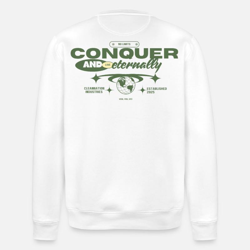 Erobern - Stanley/Stella Unisex Bio-Sweatshirt ROLLER - Weiß