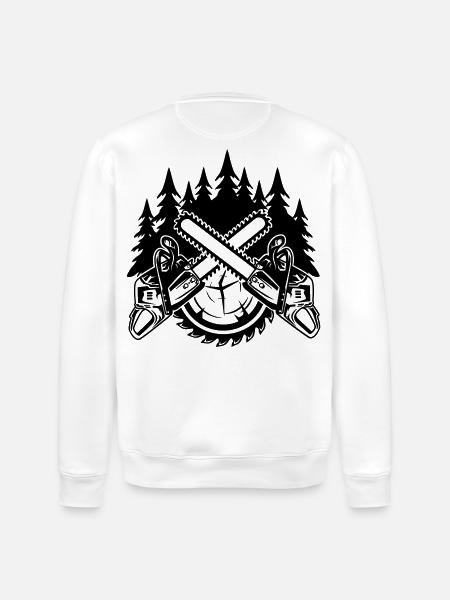 Tronçonneuses - Sweat bio ROLLER Stanley/Stella Unisexe - blanc