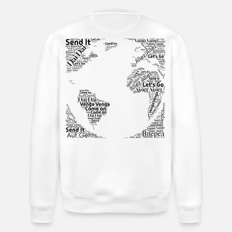 We Cheer for You - Stanley/Stella Unisex Bio-Sweatshirt ROLLER - Weiß