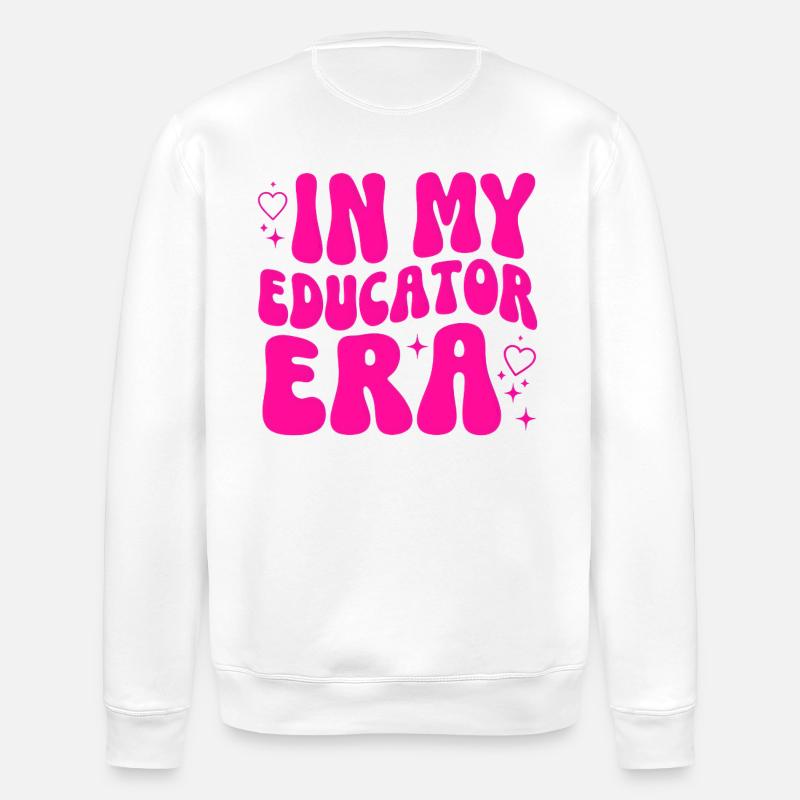 Educator Profession Training Pedagogy Gift - Stanley/Stella ROLLER Unisex Organic Sweatshirt - white
