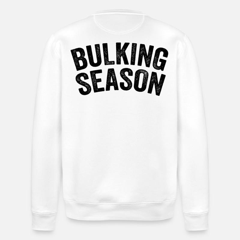 Saison de prise de masse - Sweat bio ROLLER Stanley/Stella Unisexe - blanc