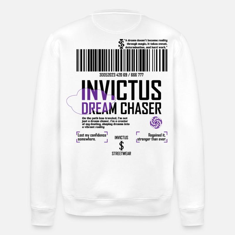 Chasseur de rêves - Sweat bio ROLLER Stanley/Stella Unisexe - blanc