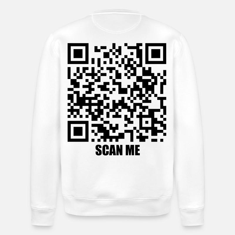 Message de citation – Embrasse-moi - Sweat bio ROLLER Stanley/Stella Unisexe - blanc