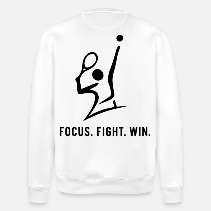 Conception de tennis - Sweat bio ROLLER Stanley/Stella Unisexe - blanc