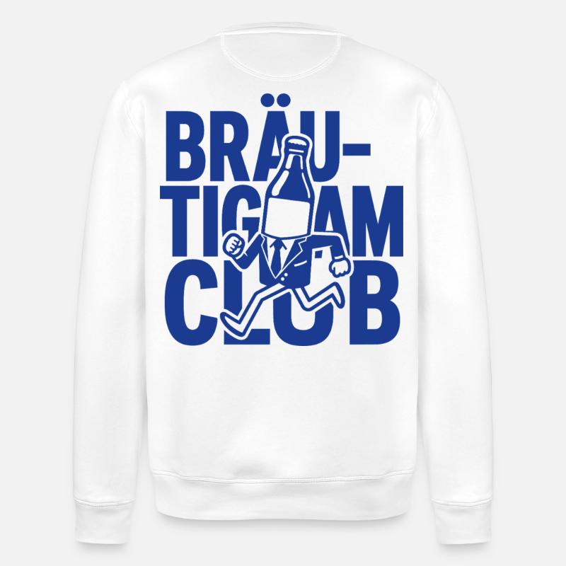 Bräutigam Club - Stanley/Stella Unisex Bio-Sweatshirt ROLLER - Weiß
