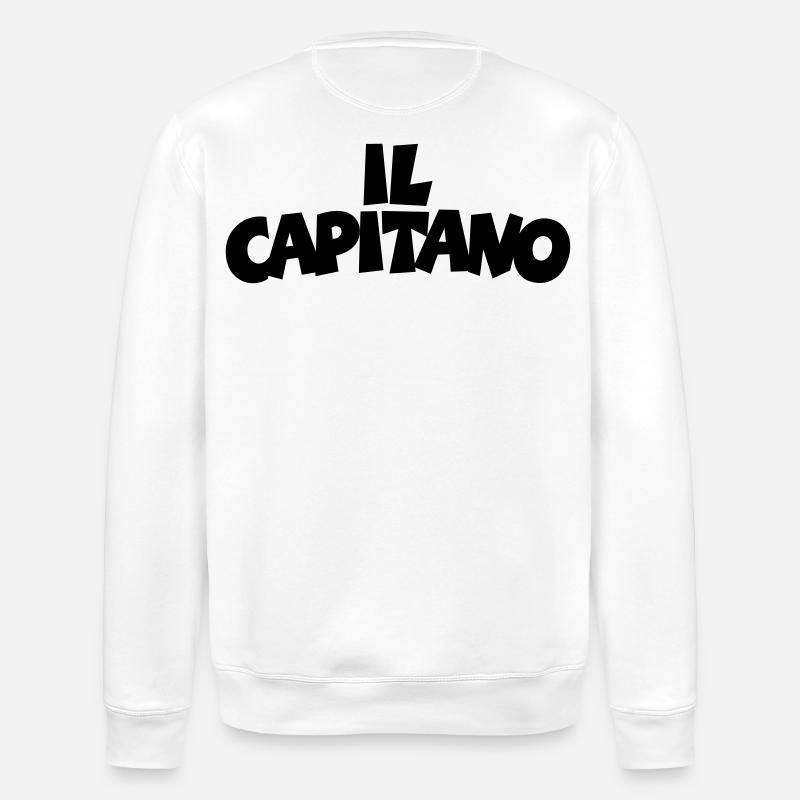 Il Capitano - Stanley/Stella ROLLER Unisex Organic Sweatshirt - white