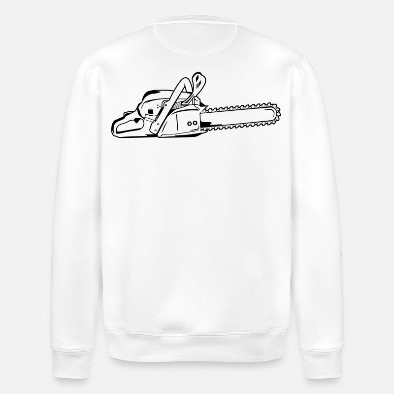 Tronçonneuse - Sweat bio ROLLER Stanley/Stella Unisexe - blanc