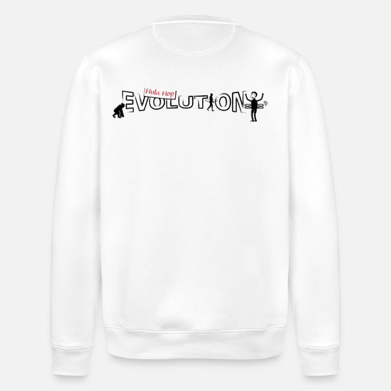 Hula hop Evolution - Sweat bio ROLLER Stanley/Stella Unisexe - blanc