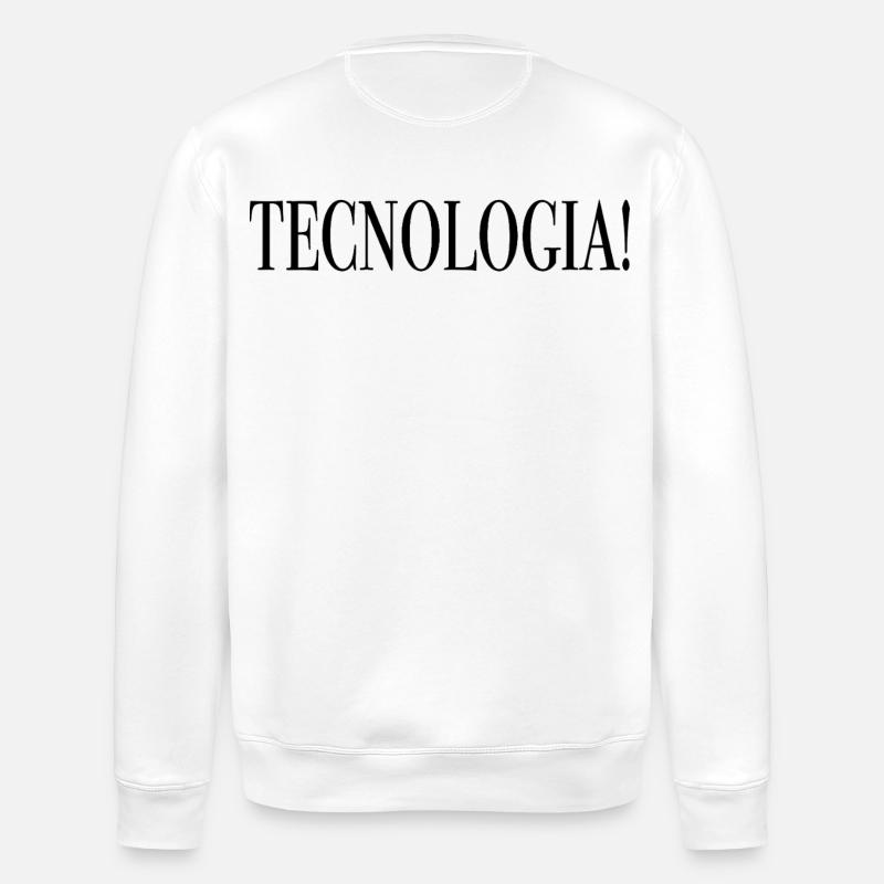 Tecnologia schwarz - Stanley/Stella Unisex Bio-Sweatshirt ROLLER - Weiß
