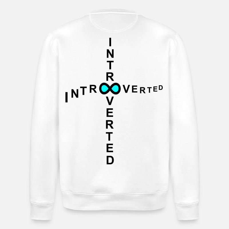 introverti - Sweat bio ROLLER Stanley/Stella Unisexe - blanc