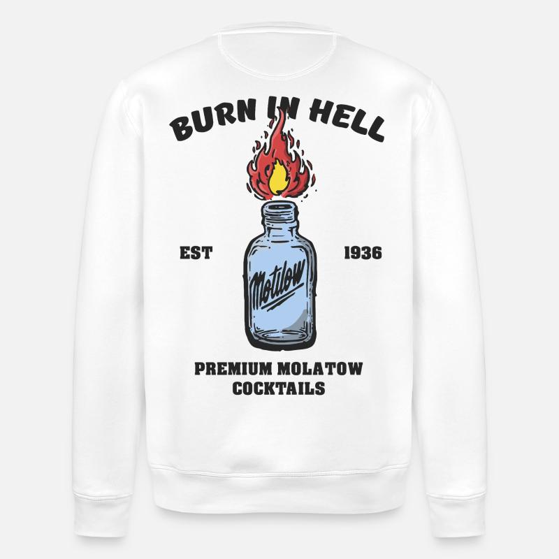 Motilow - Stanley/Stella Unisex Bio-Sweatshirt ROLLER - Weiß