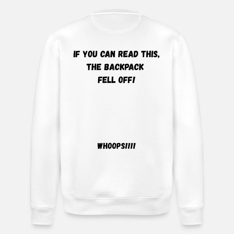 Sac à dos - Sweat bio ROLLER Stanley/Stella Unisexe - blanc