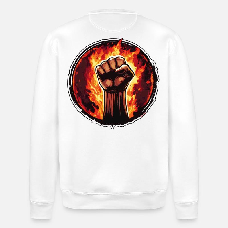 Faust - Stanley/Stella Unisex Bio-Sweatshirt ROLLER - Weiß