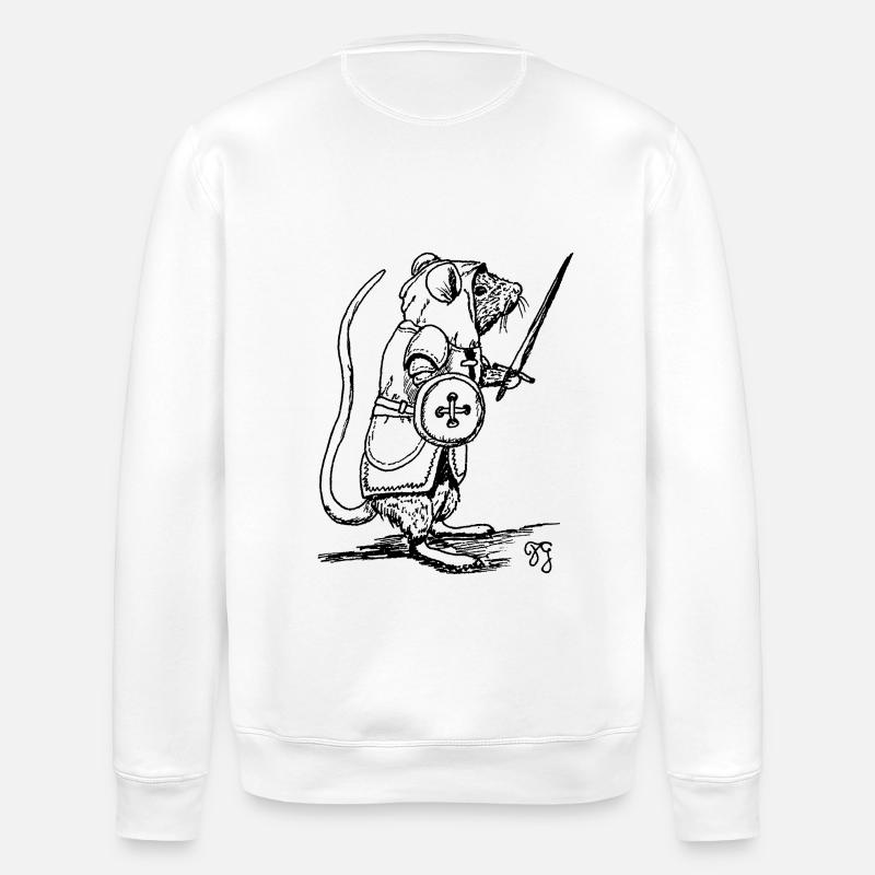 Schnurrhaarritter - Stanley/Stella Unisex Bio-Sweatshirt ROLLER - Weiß