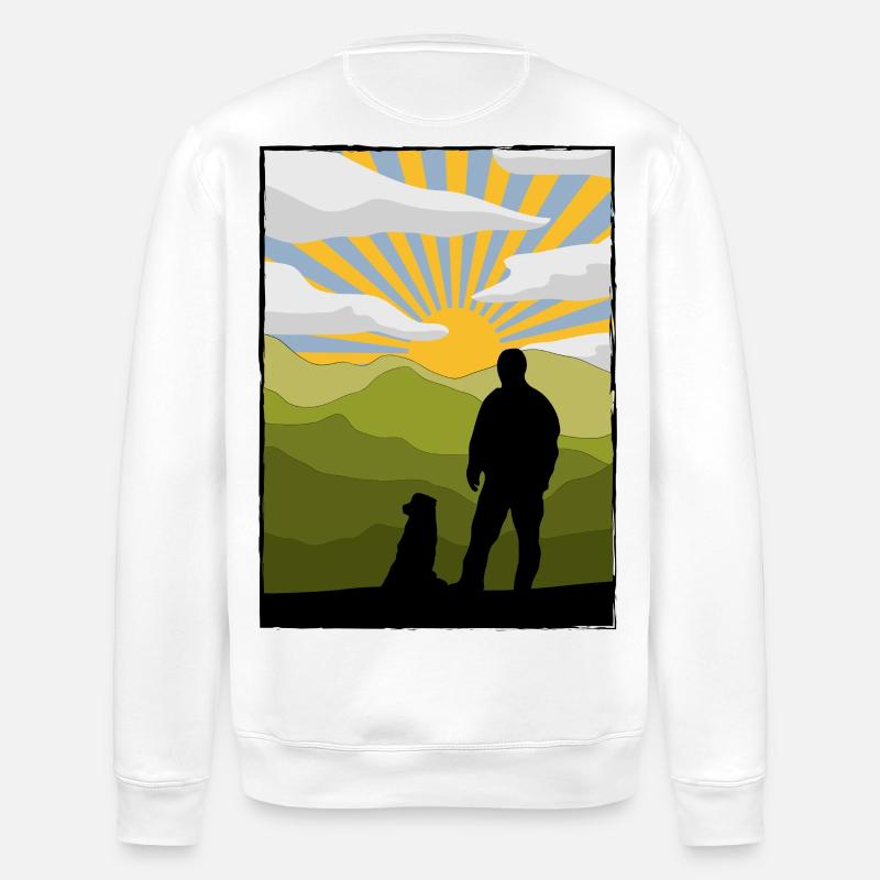 Ausblick - Stanley/Stella Unisex Bio-Sweatshirt ROLLER - Weiß
