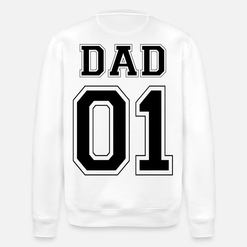 DAD 01 - Black Edition - Sweat bio ROLLER Stanley/Stella Unisexe - blanc