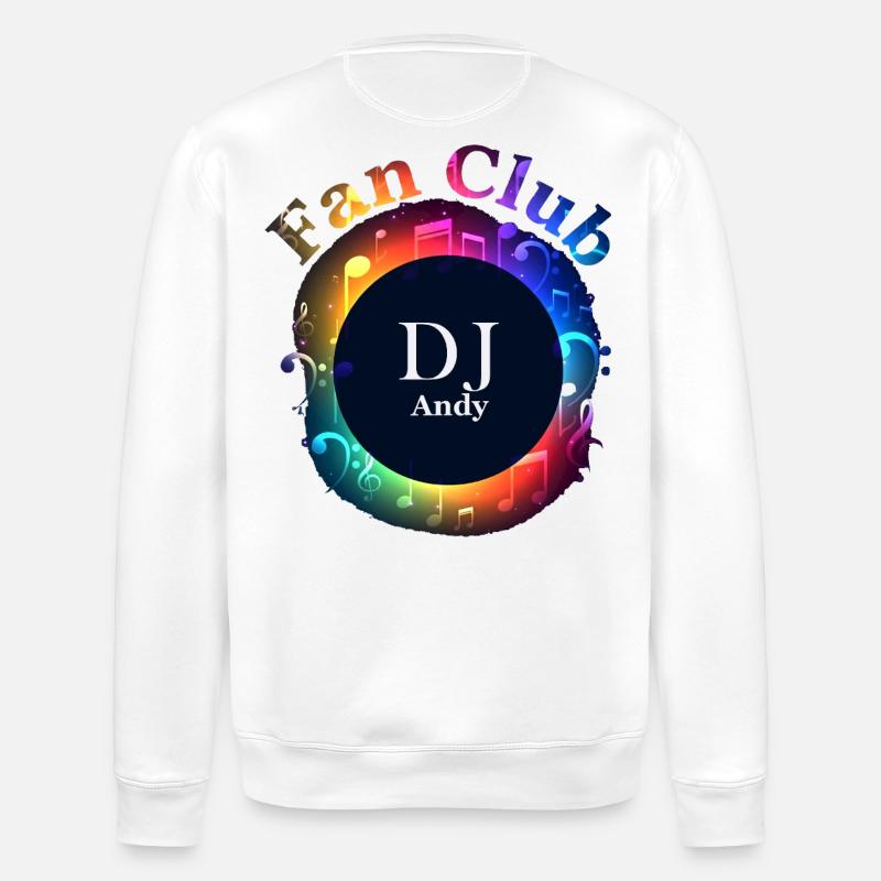DJ_Andy_Fan_Club - Sweat bio ROLLER Stanley/Stella Unisexe - blanc