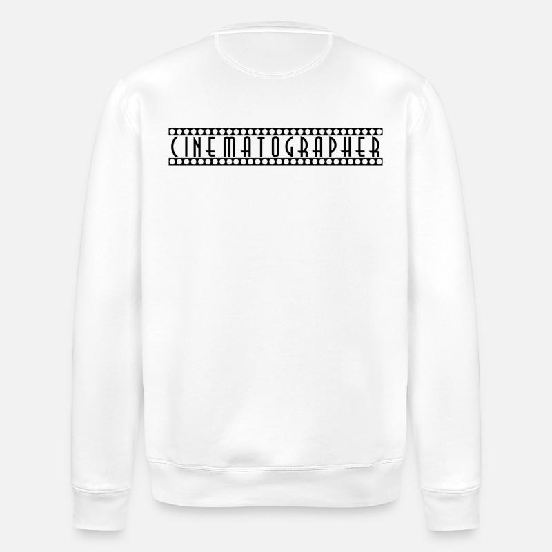 Cinéaste - Sweat bio ROLLER Stanley/Stella Unisexe - blanc