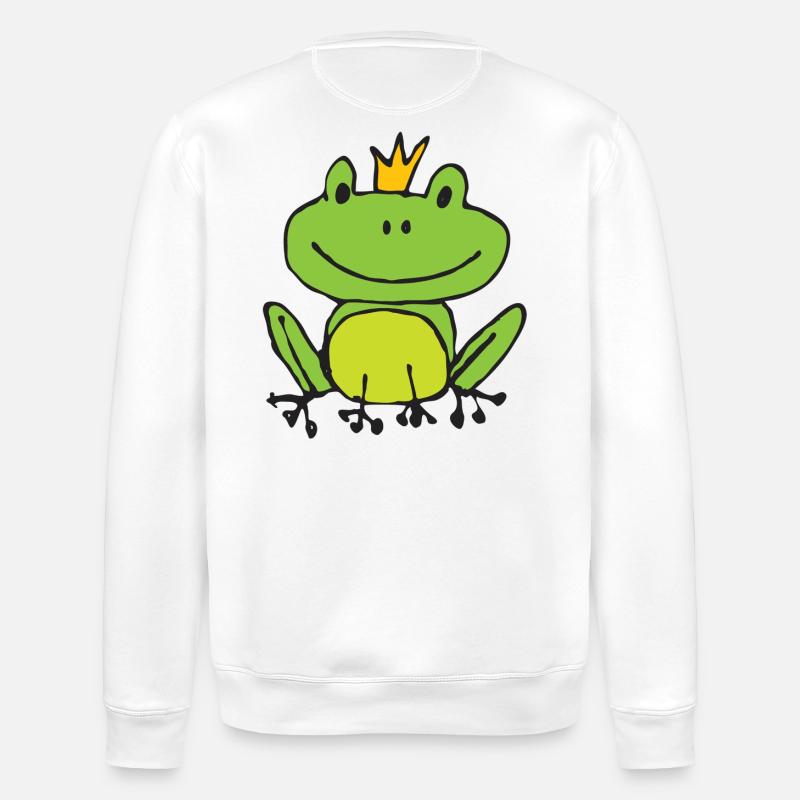 Frosch oder Prinz? - Stanley/Stella Unisex Bio-Sweatshirt ROLLER - Weiß