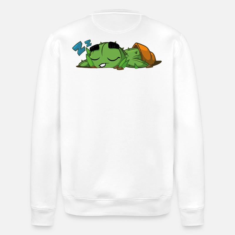 CactuZZ Clan - Stanley/Stella Unisex Bio-Sweatshirt ROLLER - Weiß