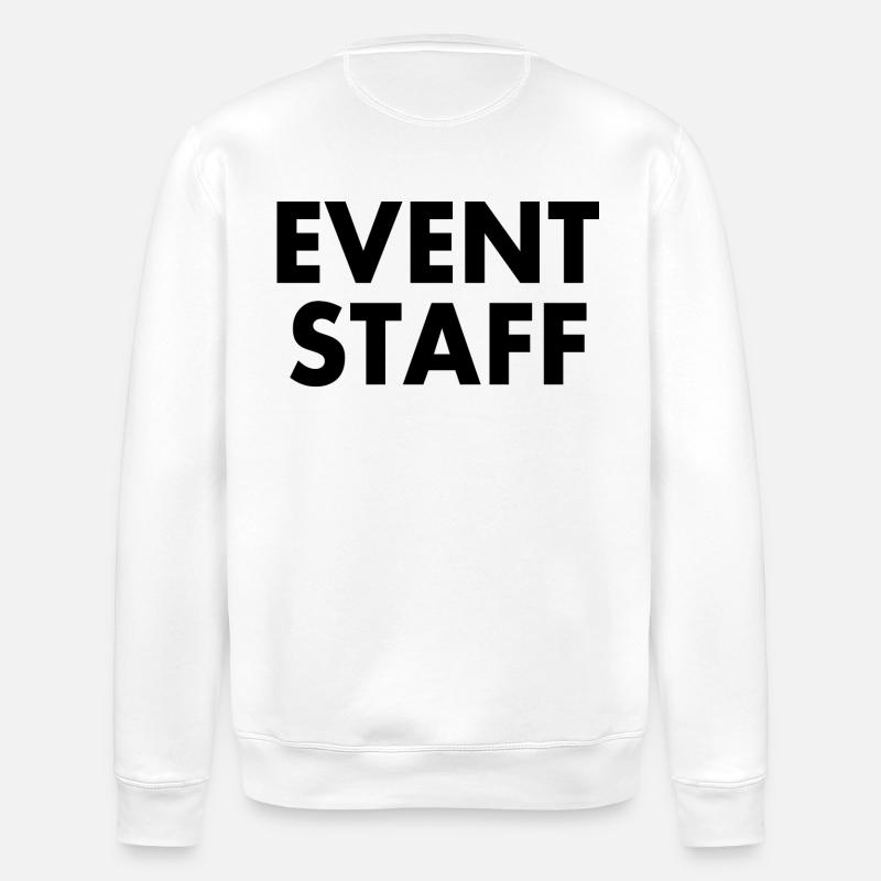 Event staff - Stanley/Stella ROLLER Unisex Organic Sweatshirt - white