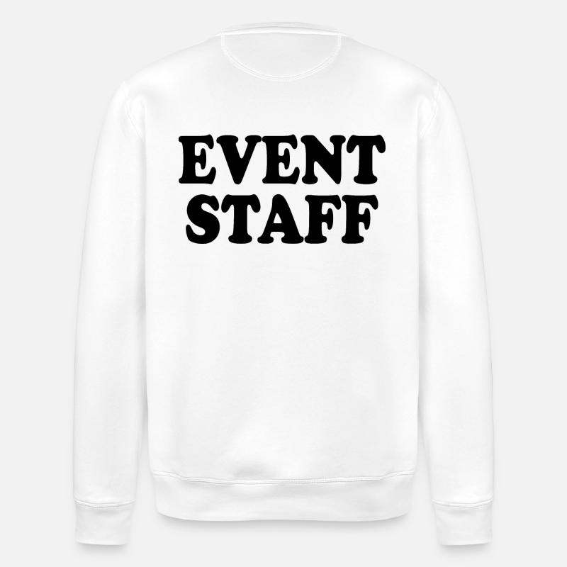 Event staff - Sweat bio ROLLER Stanley/Stella Unisexe - blanc