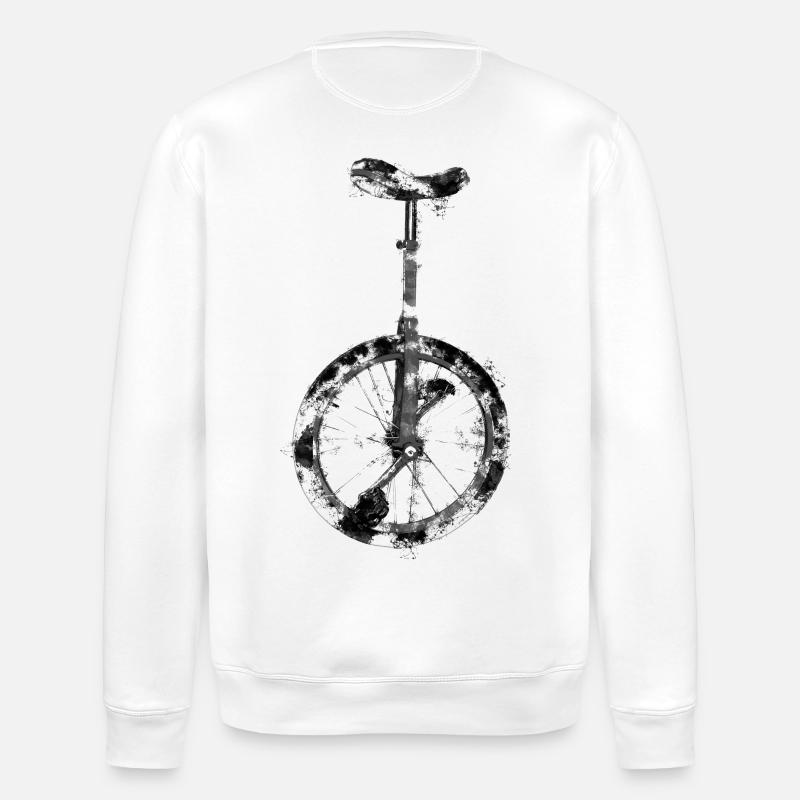 monocycle | monocycle - Sweat bio ROLLER Stanley/Stella Unisexe - blanc