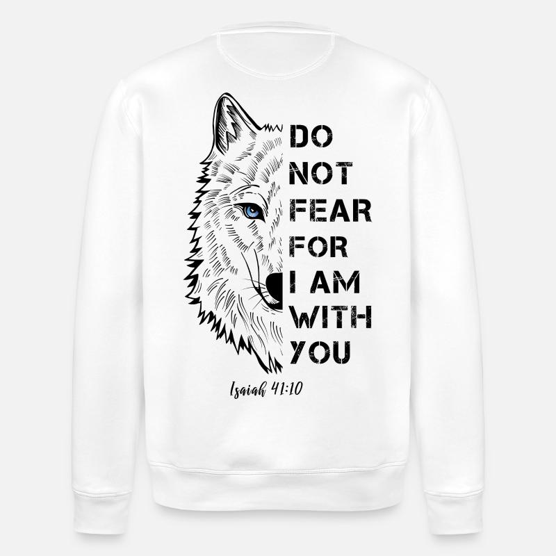 Citation religieuse - Sweat bio ROLLER Stanley/Stella Unisexe - blanc