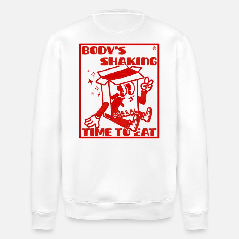 Hyperfiksering ADHD-problem - Stanley/Stella økologisk unisex-sweatshirt ROLLER - hvid