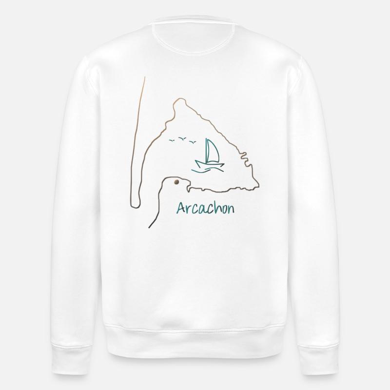 BA-Karte - Stanley/Stella Unisex Bio-Sweatshirt ROLLER - Weiß