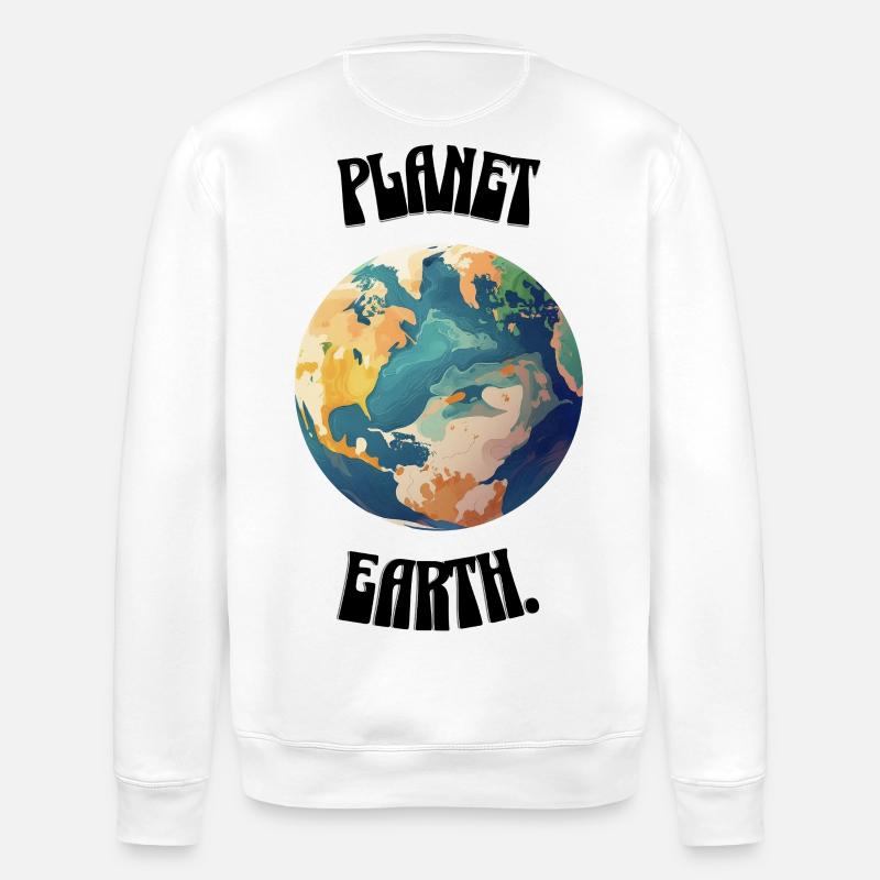 planet earth. - Stanley/Stella Unisex Bio-Sweatshirt ROLLER - Weiß