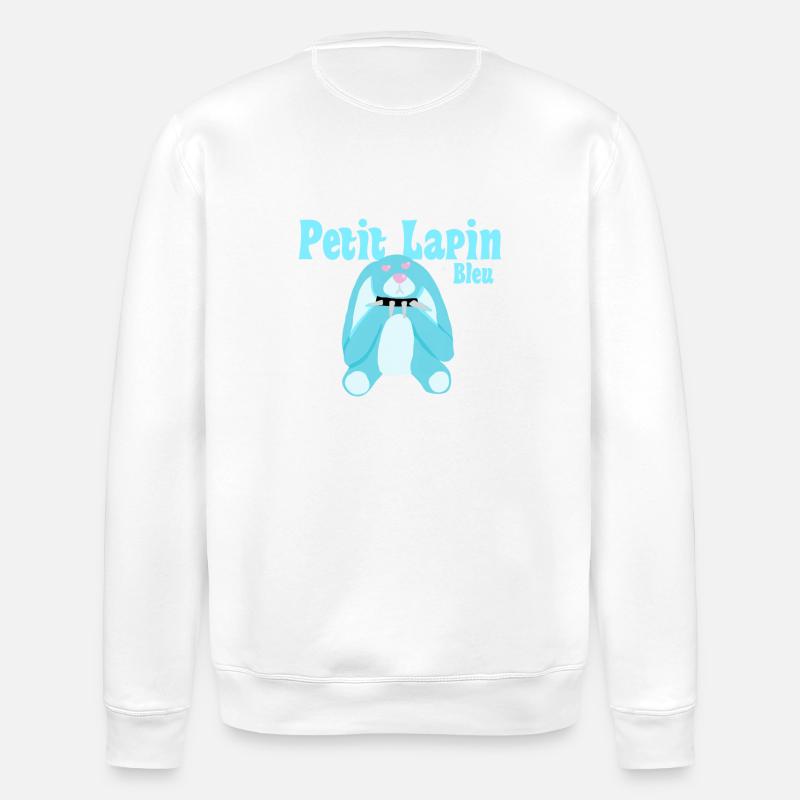 Punk-Hase - Stanley/Stella Unisex Bio-Sweatshirt ROLLER - Weiß