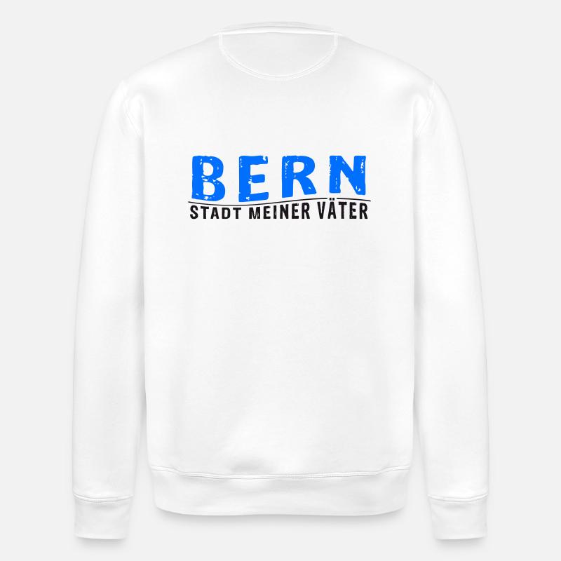 BERN - Stadt meiner Väter - Stanley/Stella Unisex Bio-Sweatshirt ROLLER - Weiß