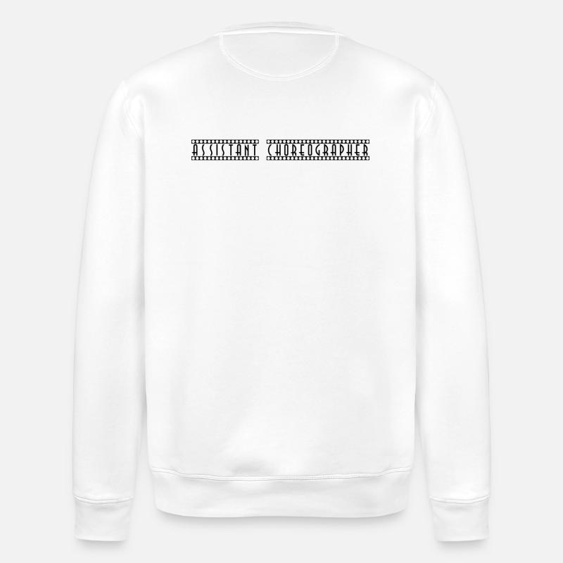 Assistant_Choreographer - Stanley/Stella ROLLER Unisex Organic Sweatshirt - white