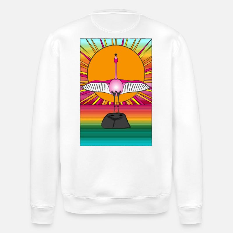 Spread your wings and fly - Stanley/Stella Unisex Bio-Sweatshirt ROLLER - Weiß